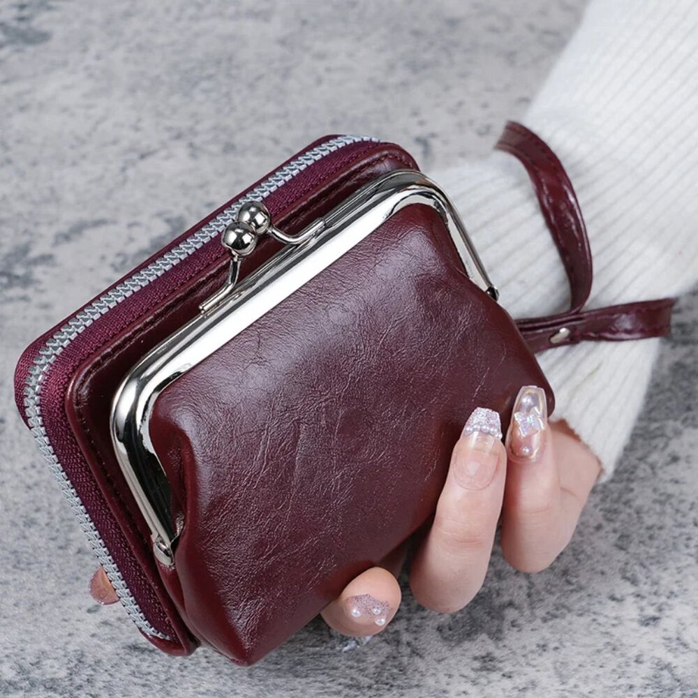 Women Purse Leather Office Casual Wallet